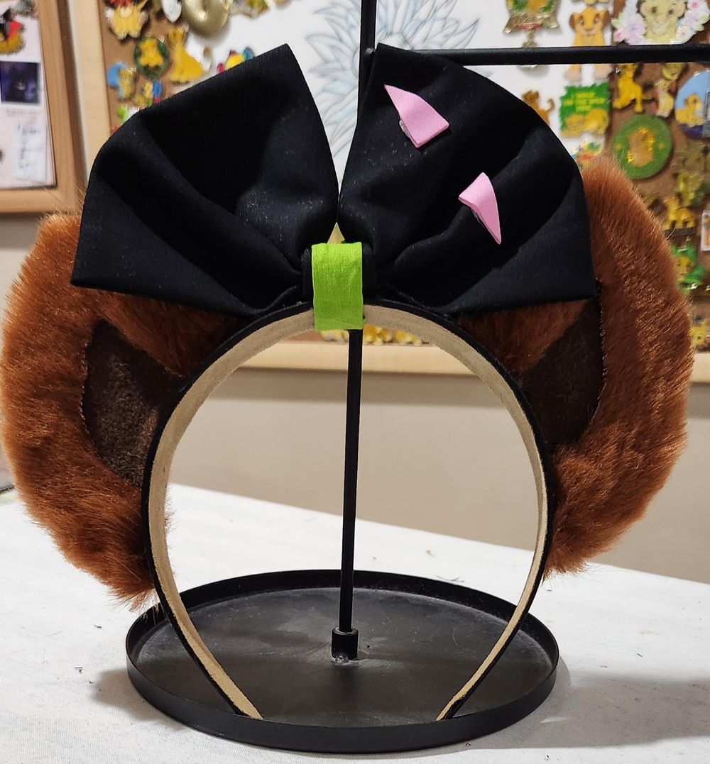 The lion king Scar inspired ears headband